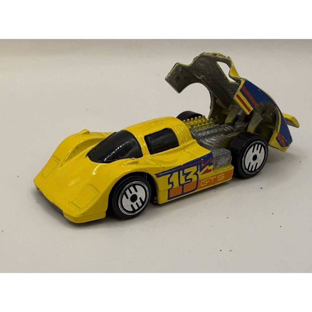 Hot Wheels Sol-Aire CX4 Yellow #13 GTS 1983 Malaysia Diecast w/ Case